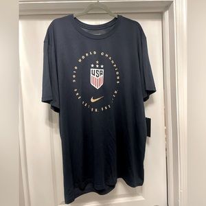 USWNT 2019 World Cup Championship Shirt, size men’s 3XL.